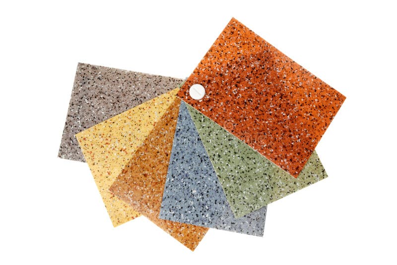 Colored Rubber Flooring Samples Stock Photo Image of colors, tiles