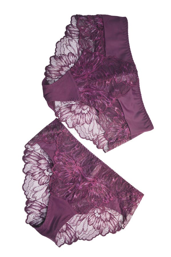 Silk Purple panties - Purple lace panties - Lace brief