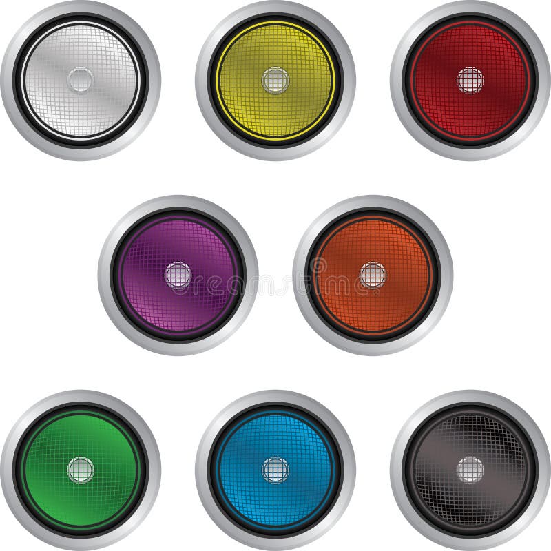 Colored speakers