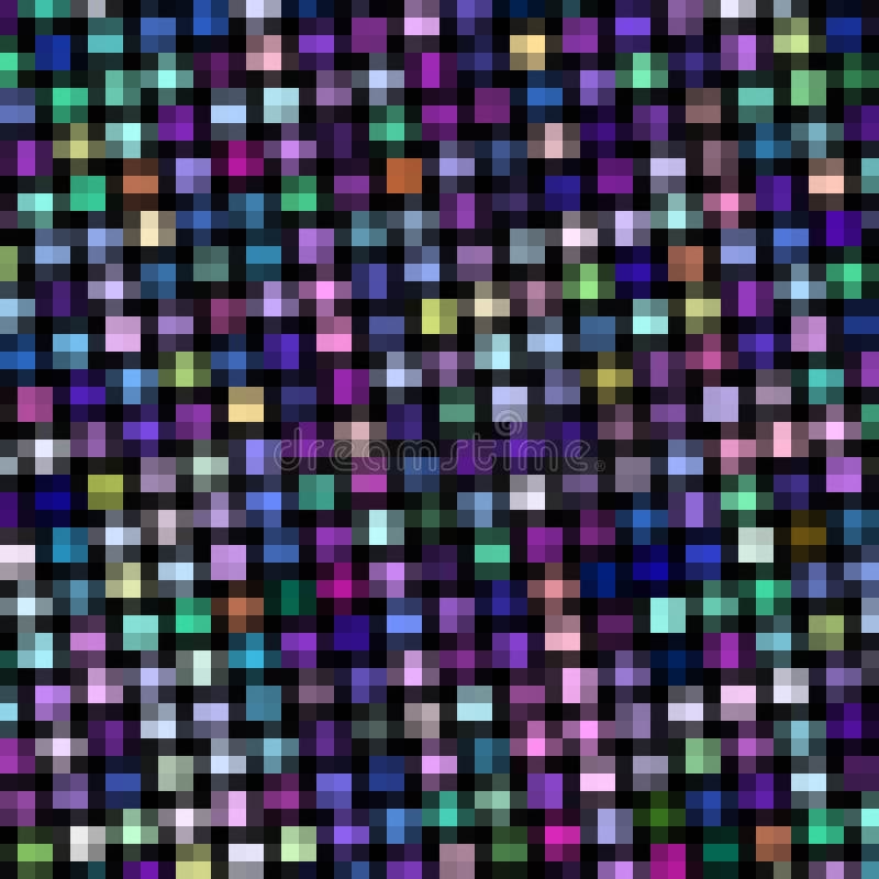 Colored Square Pattern Background - Geometrical Vector Graphic from ...