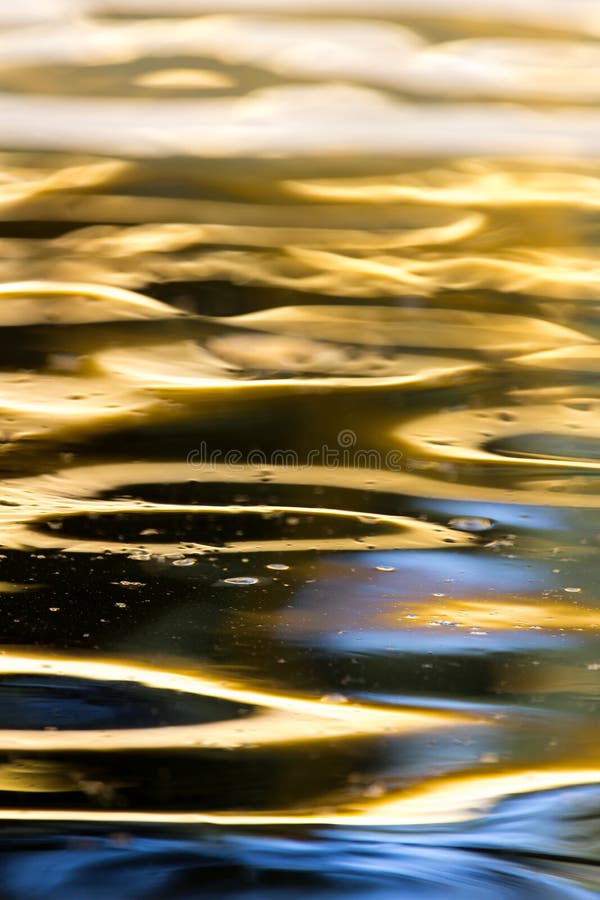 Colored surface of the water as a background