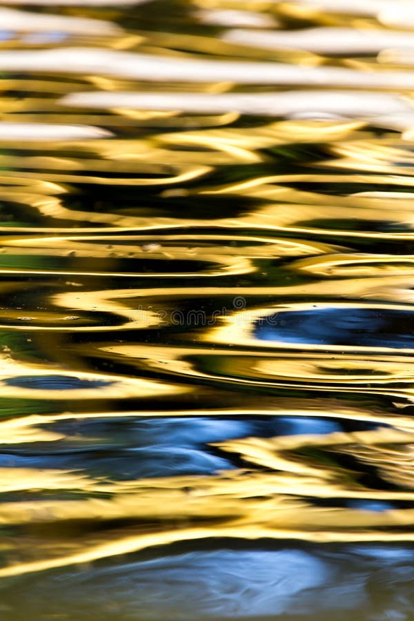 Colored surface of the water as a background