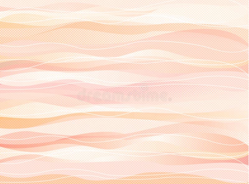 Colored waves stock illustration