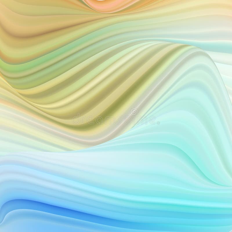 Colored waves Abstract Texture acrylic background. eps 10 royalty free illustration