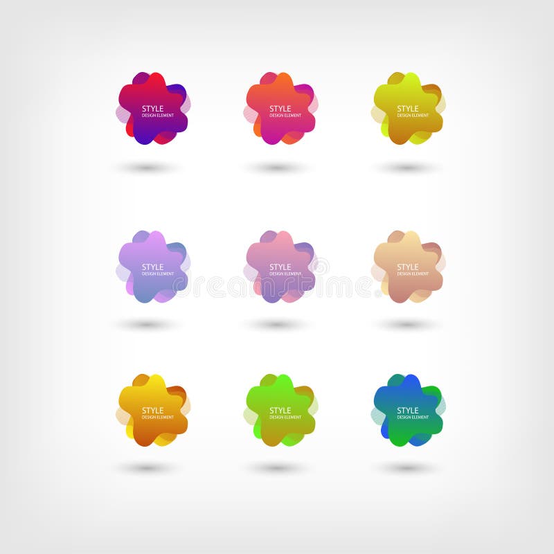 Colorez le fond liquide de gradient de chevauchement de couleur de modèles tramés liquides abstraits de forme Formes au néon créa illustration stock Colorez le fond liquide de gradient de chevauchement de couleur de modèles tramés liquides abstraits de forme Formes au néon créa illustration stock