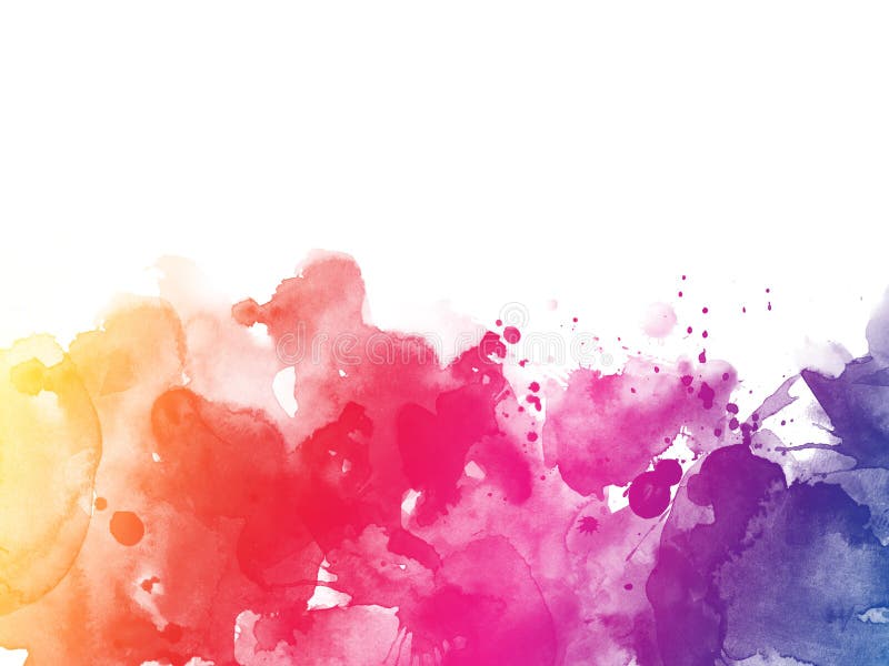 Beautiful  Colorful Abstract artistic watercolor splash background