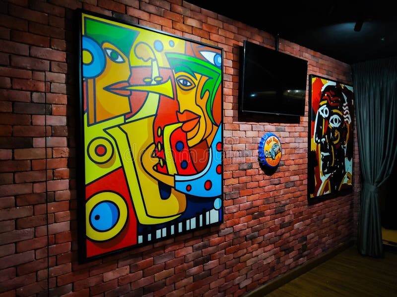 Bright Bold Music Theme Colorful Art Stock Photos - Free & Royalty