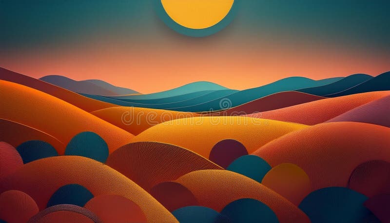 Colorful abstract background with abstract shapes royalty free illustration