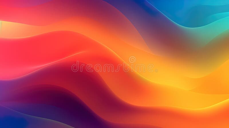 Colorful abstract background with dynamic effect. Colorful abstract wave background stock illustration
