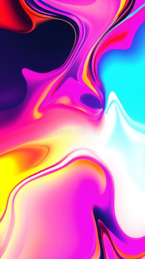 Colorful abstract background flowing like a liquid gradient stock photo
