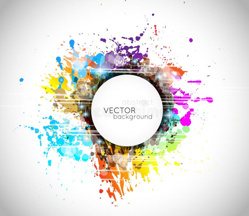 Colorful abstract background with rainbow colors