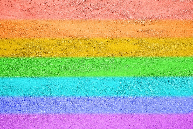 Colorful Abstract Background of Sand Painted in Rainbow Colors Stock Image Image of textured