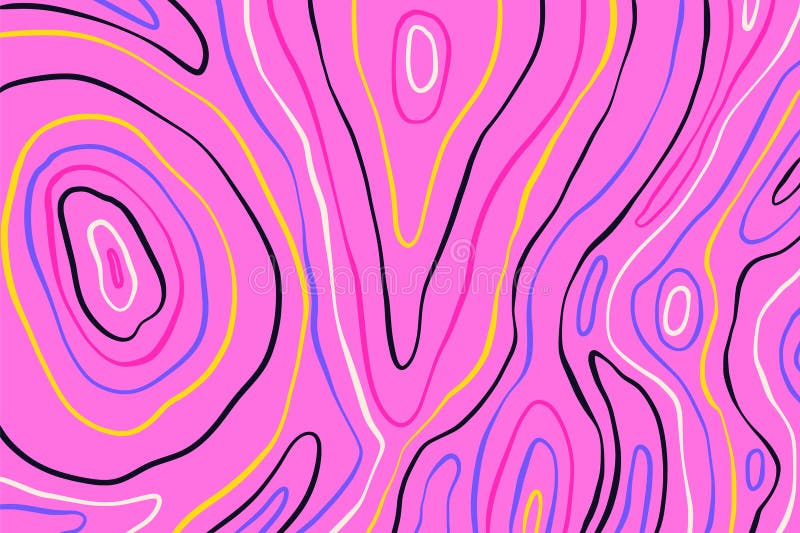 Colorful abstract background with vibrant colors. Groovy design with fluid lines. Hippie texture with psychedelic vibes. vector illustration