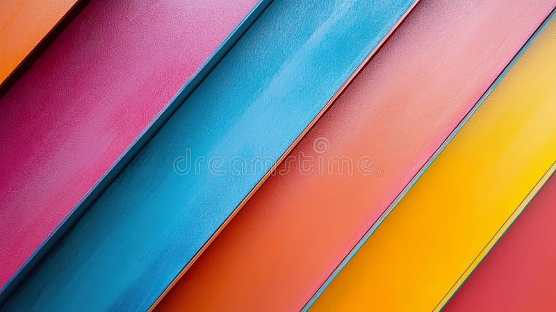 Colorful abstract background with vibrant geometric lines and patterns. AI generated