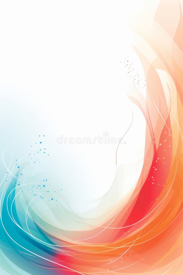Colorful abstract background with waves vector illustration royalty free stock image