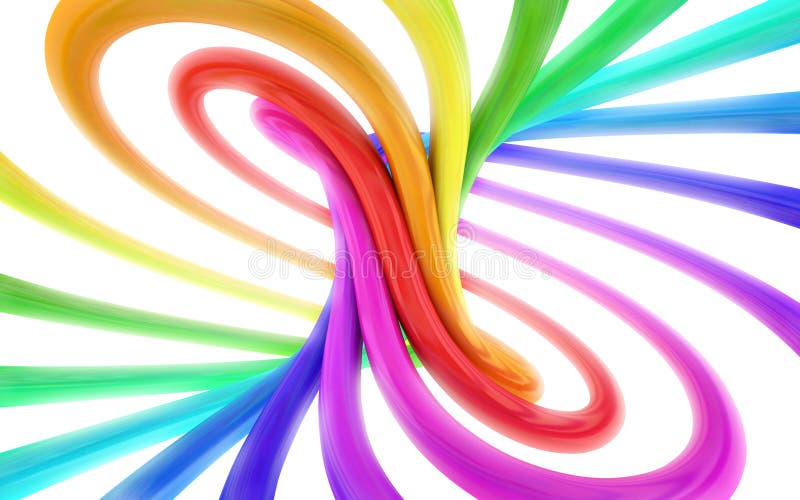 Colorful abstract 3d background