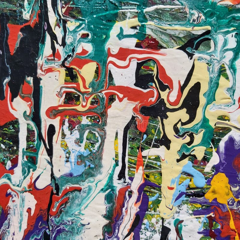 Colorful Abstract Design Painting Paintings Stock Illustration Illustration of paintings
