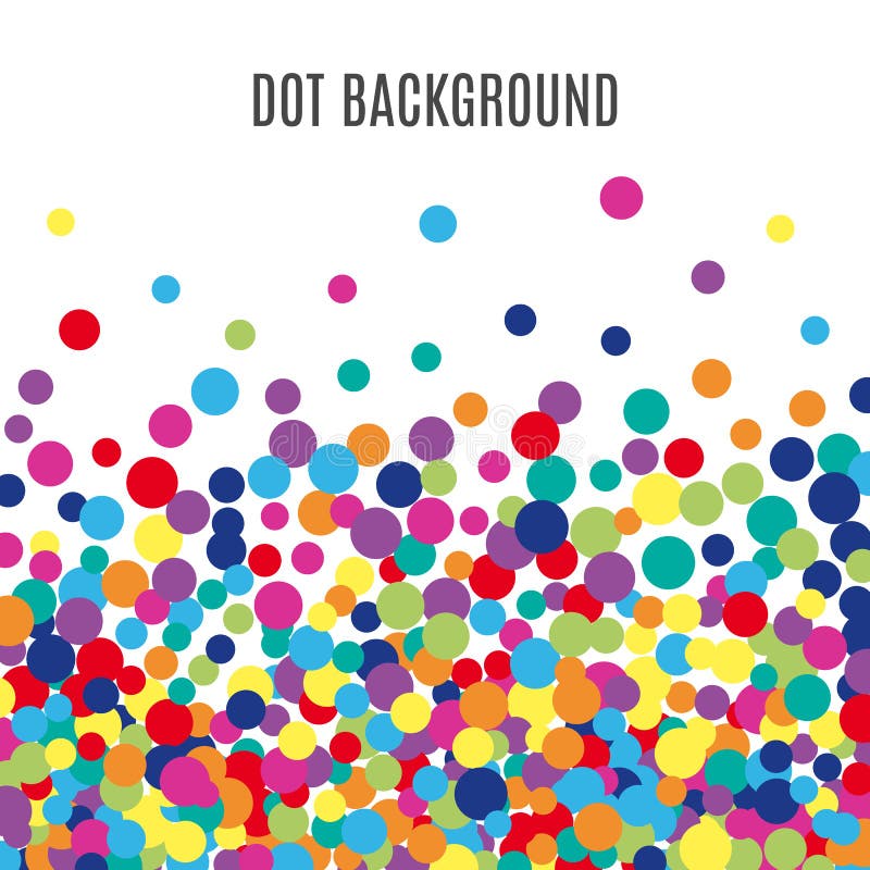 Colorful abstract dot background