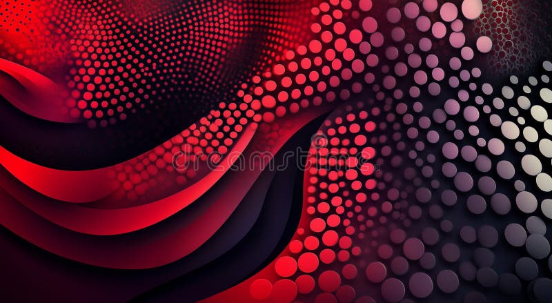 Colorful Abstract Floating Spheres Vibrant Bokeh Gradient Design stock illustration