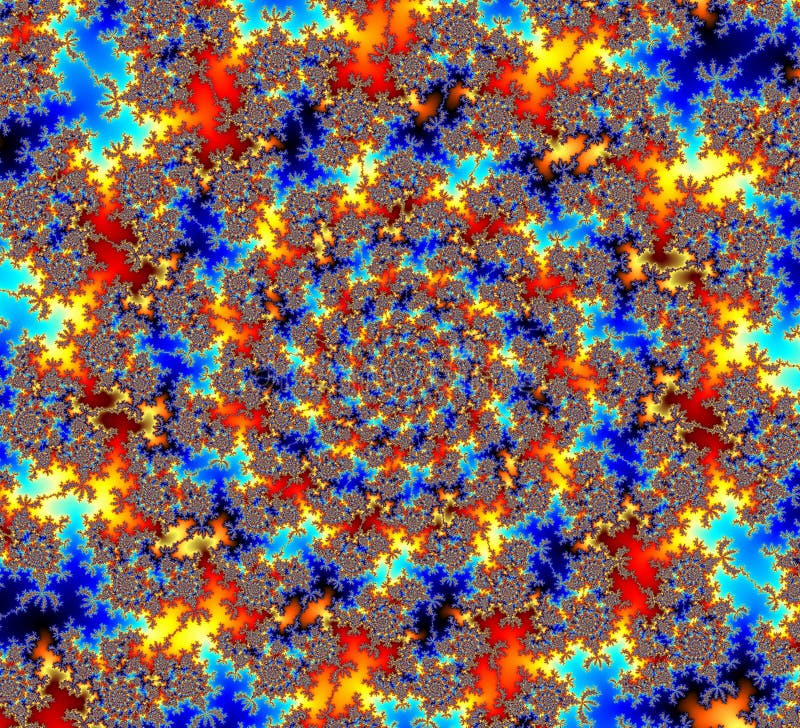 Colorful abstract fractal pattern