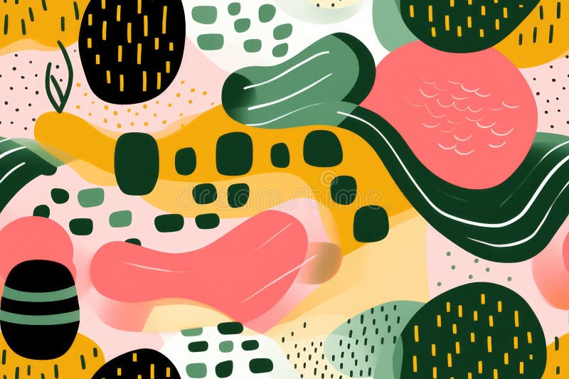 Artă geometrică abstractă colorată vector illustration