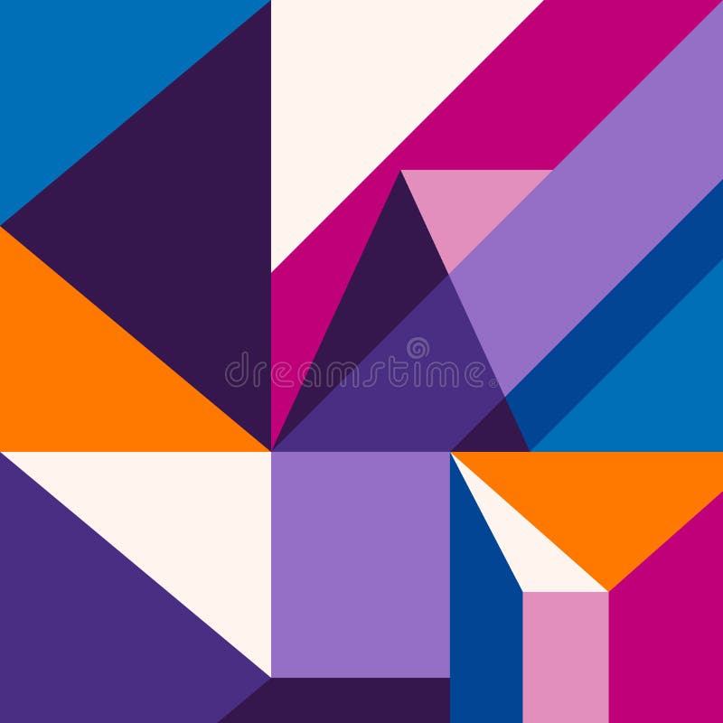 Trendy abstract modern geometric background. Composition 5 vector illustration Trendy abstract modern geometric background. Composition 5 vector illustration
