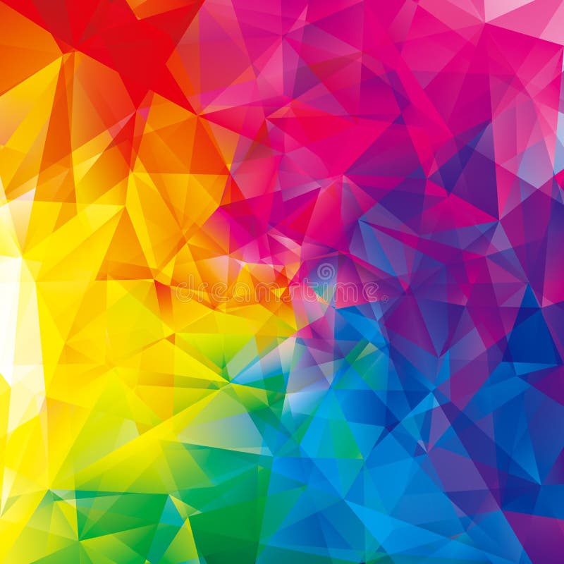 Colorful Abstract Geometric Background Stock Vector - Illustration of