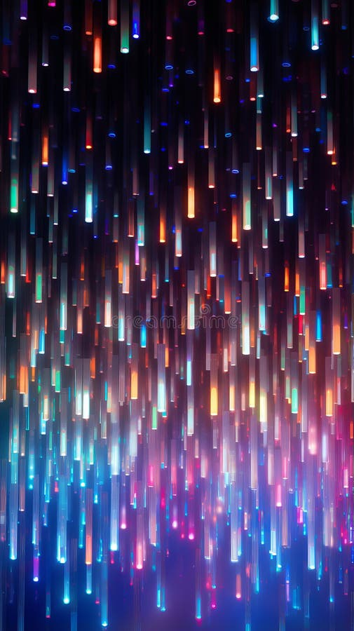 Un fundal abstract al luminilor multicolore stock photography