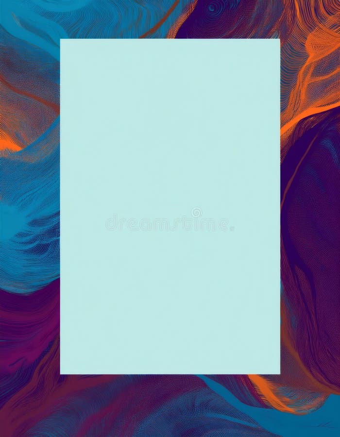 Colorful abstract poster with copy space and textured background stock photo