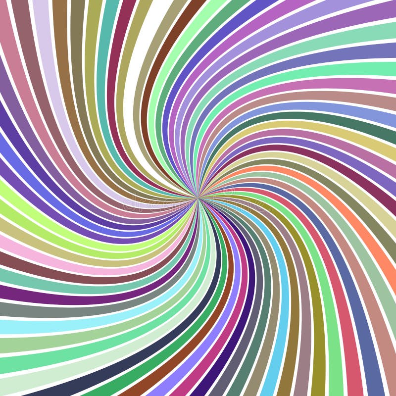 Colorful abstract psychedelic spiral ray burst stripe background stock illustration Colorful abstract psychedelic spiral ray burst stripe background stock illustration