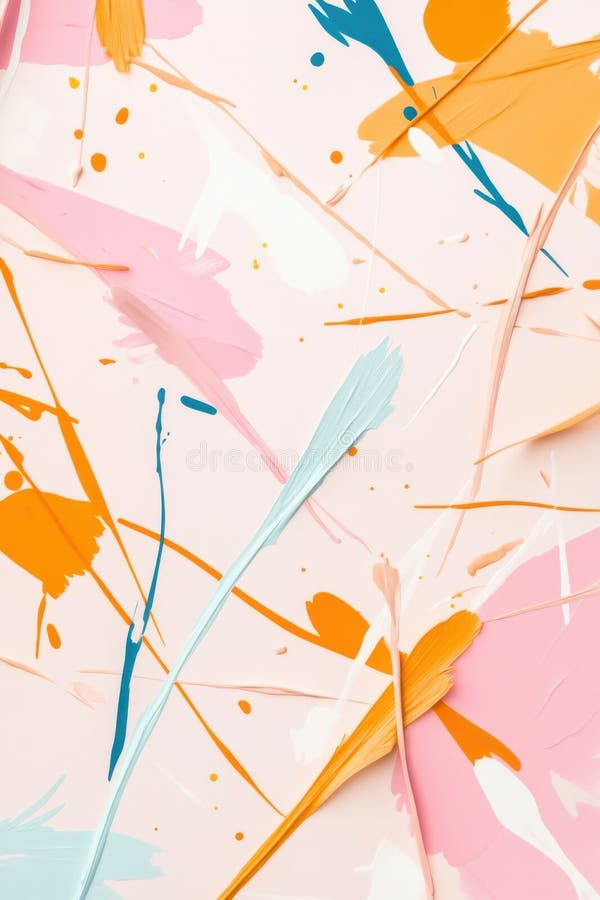 Colorful abstract representation of tangled paths and conflicts in workflows stock photos
