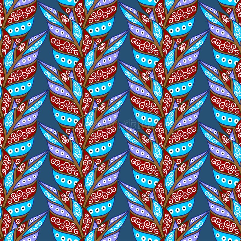 Colorful abstract seamless pattern stock illustration