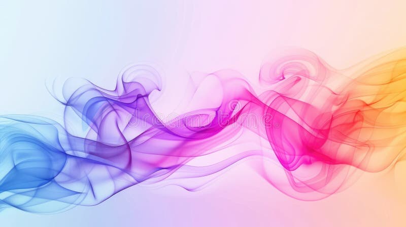 Colorful Abstract Smoky Swirl captivates with vibrant, dynamic, mesmerizing artistry AIG62 vector illustration