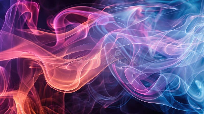 Colorful Abstract Smoky Swirl captivates with vibrant, dynamic, mesmerizing artistry AIG62 vector illustration