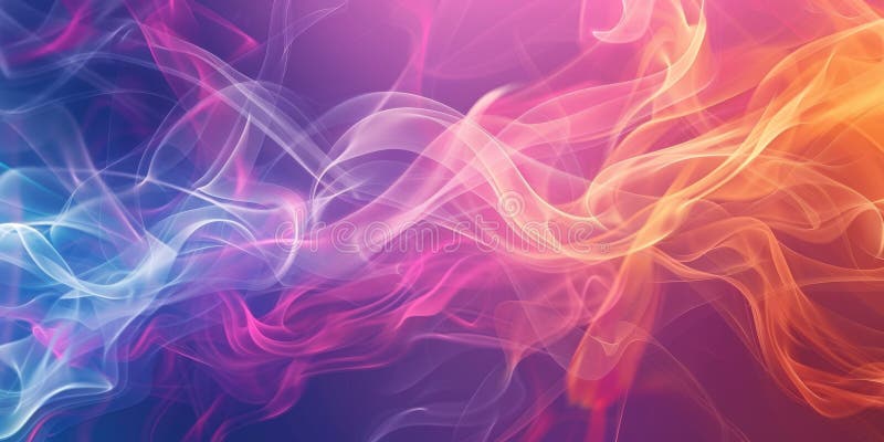 Colorful Abstract Smoky Swirl captivates with vibrant, dynamic, mesmerizing artistry AIG62 vector illustration