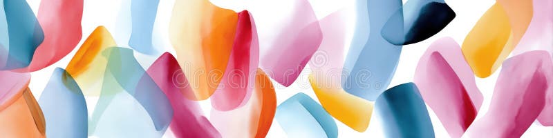 Colorful abstract stories unfolding in playful patterns and shapes stock photography