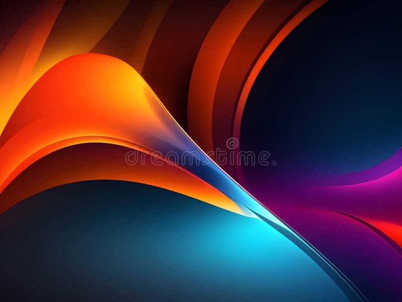Colorful Abstract Wallpaper Stock Illustration - Illustration of