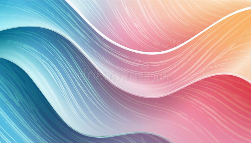 Colorful abstract wave pattern background royalty free illustration