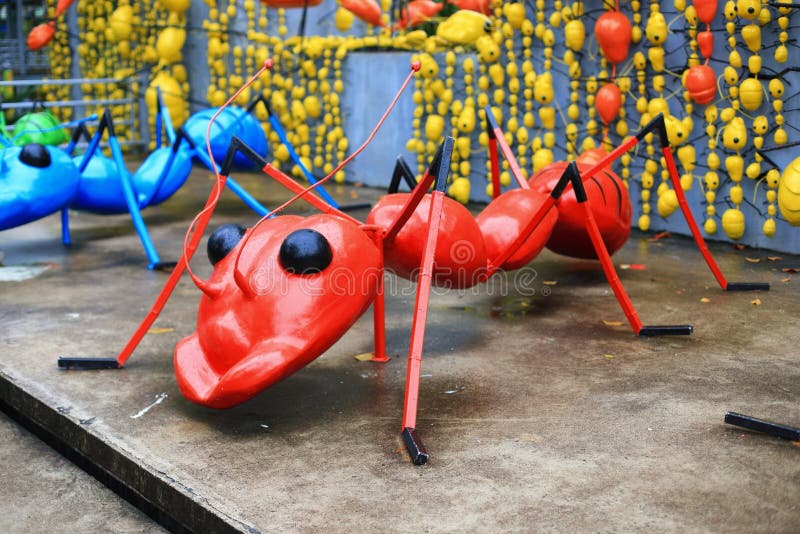 Colorful Ant Statue Sculpture Stock Photo Image of sculpture, statue