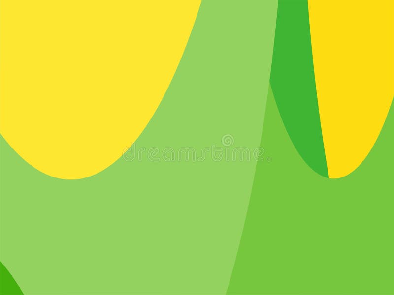Colorful Art Green and Yellow, Abstract Modern Shape Background or Wallpaper  Stock Illustration - Illustration of colorful, backdrop: 175478305