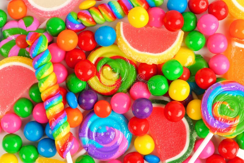 Colorful background of assorted candies royalty free stock images Colorful background of assorted candies royalty free stock images