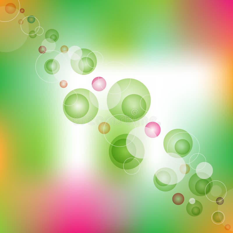 Colorful background with circles royalty free illustration