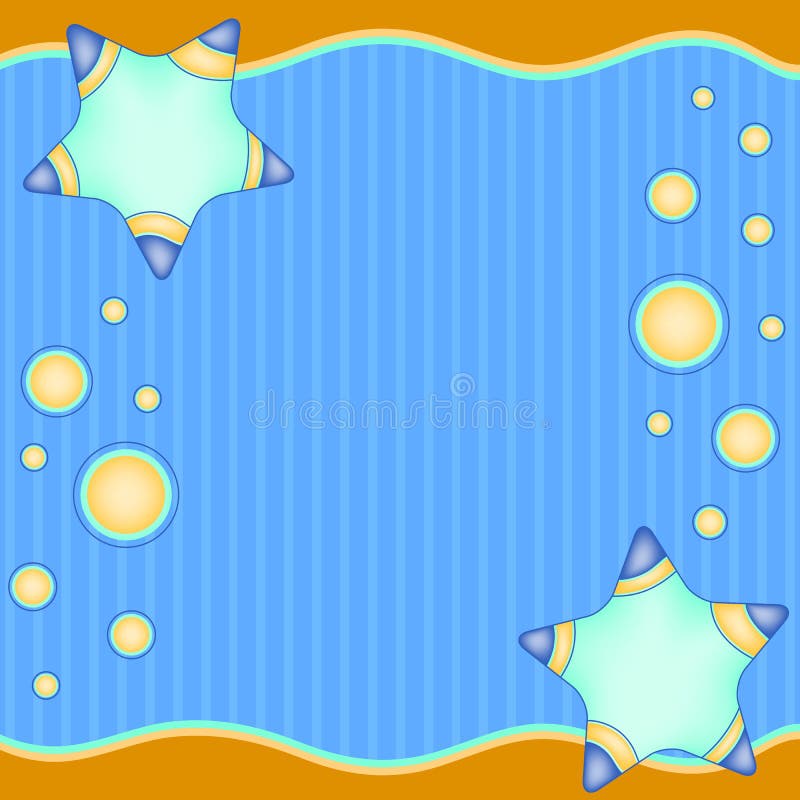 Colorful background with stars and circles vector illustration