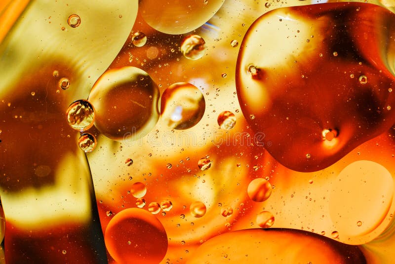 Colorful Background from Water Drops and Oil Stock Image Image of