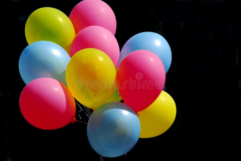 2,766 Colorful Party Balloons Black Background Stock Photos Free