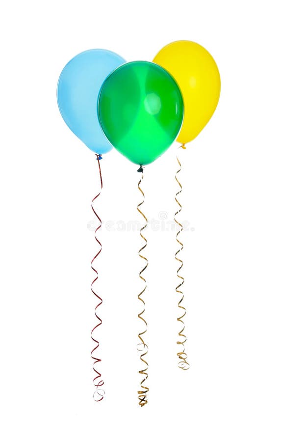 8,804 Happy Birthday Party Balloons Isolated White Background Stock
