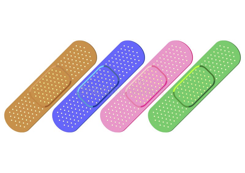 Colorful Bandaids Stock Images Image 6646414