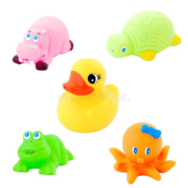 Colorful bath toy royalty free stock images