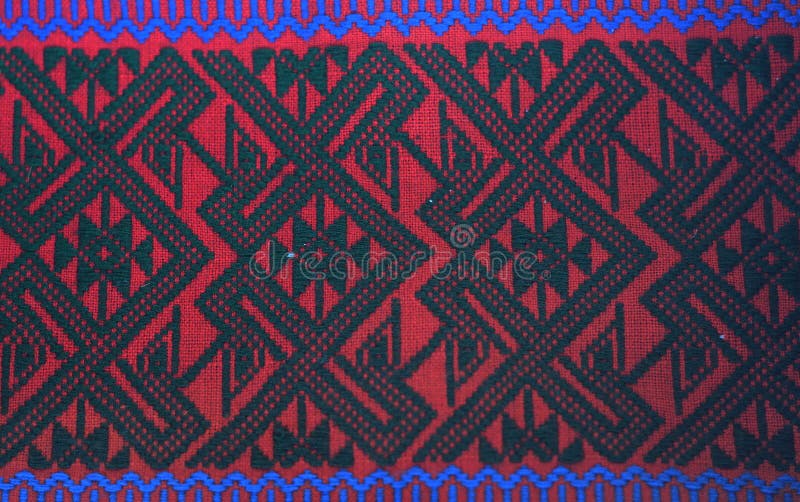 Colorful batik cloth fabric background royalty free stock image