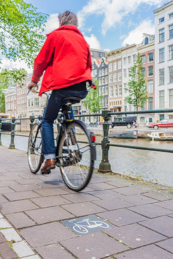 Bicycle in Amsterdam, Netherlands Editorial Photography Image of